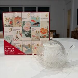 Clear Glass Teapot with Infuser